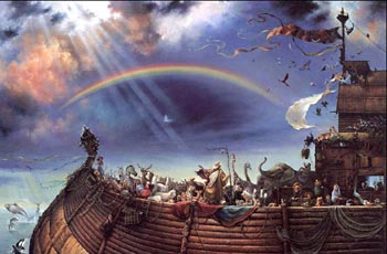 آیا مدت طوفان دوران نوح ۴۰ روز بود یا ۱۵۰ روز؟