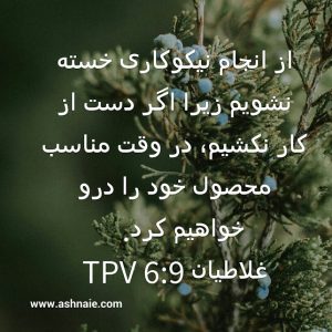 غلاطیان باب ۶  آیه ۹